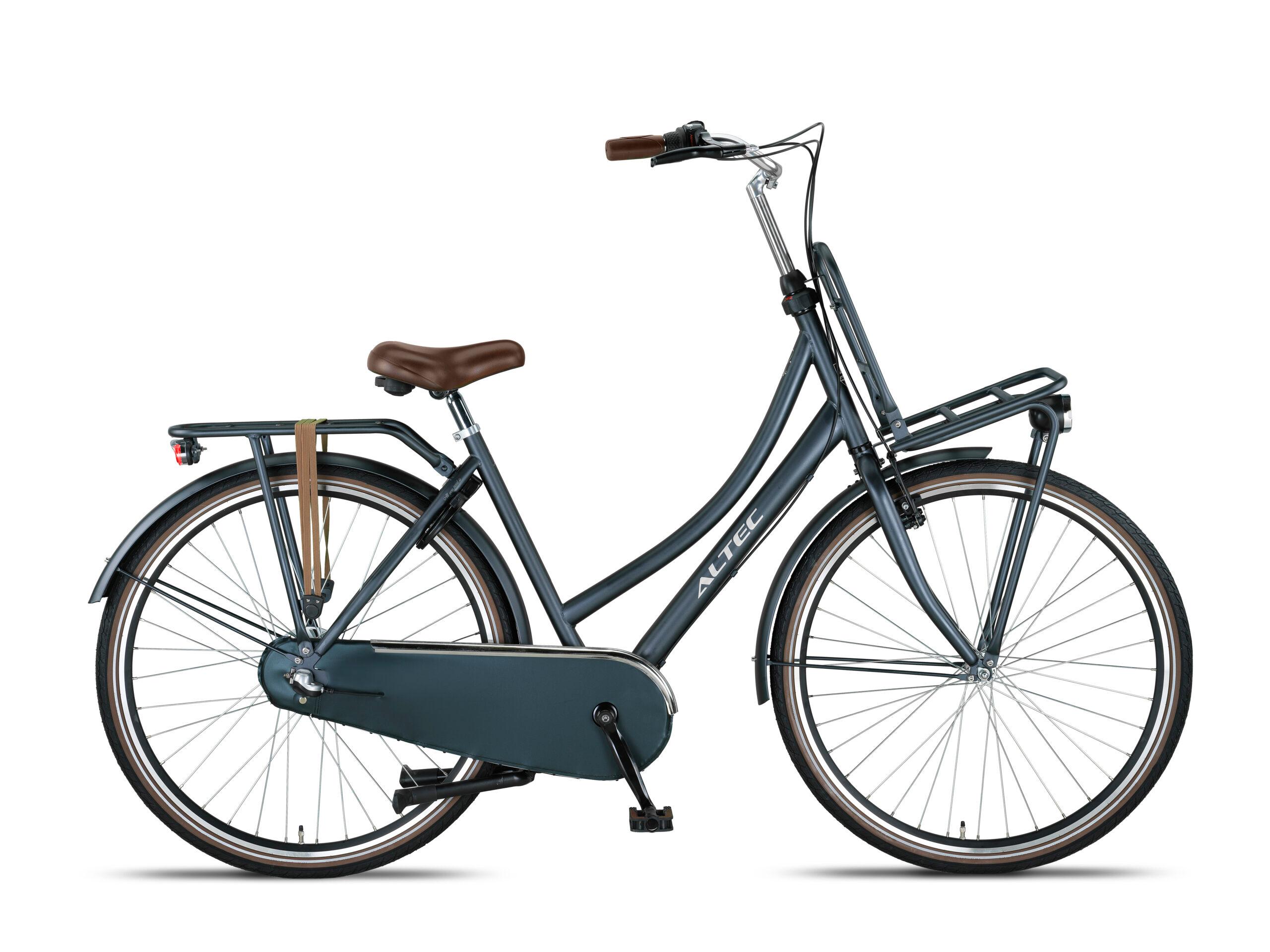 Altec Love 28 inch transportfiets 53 cm in Dolphin Grijs met bagagedrager