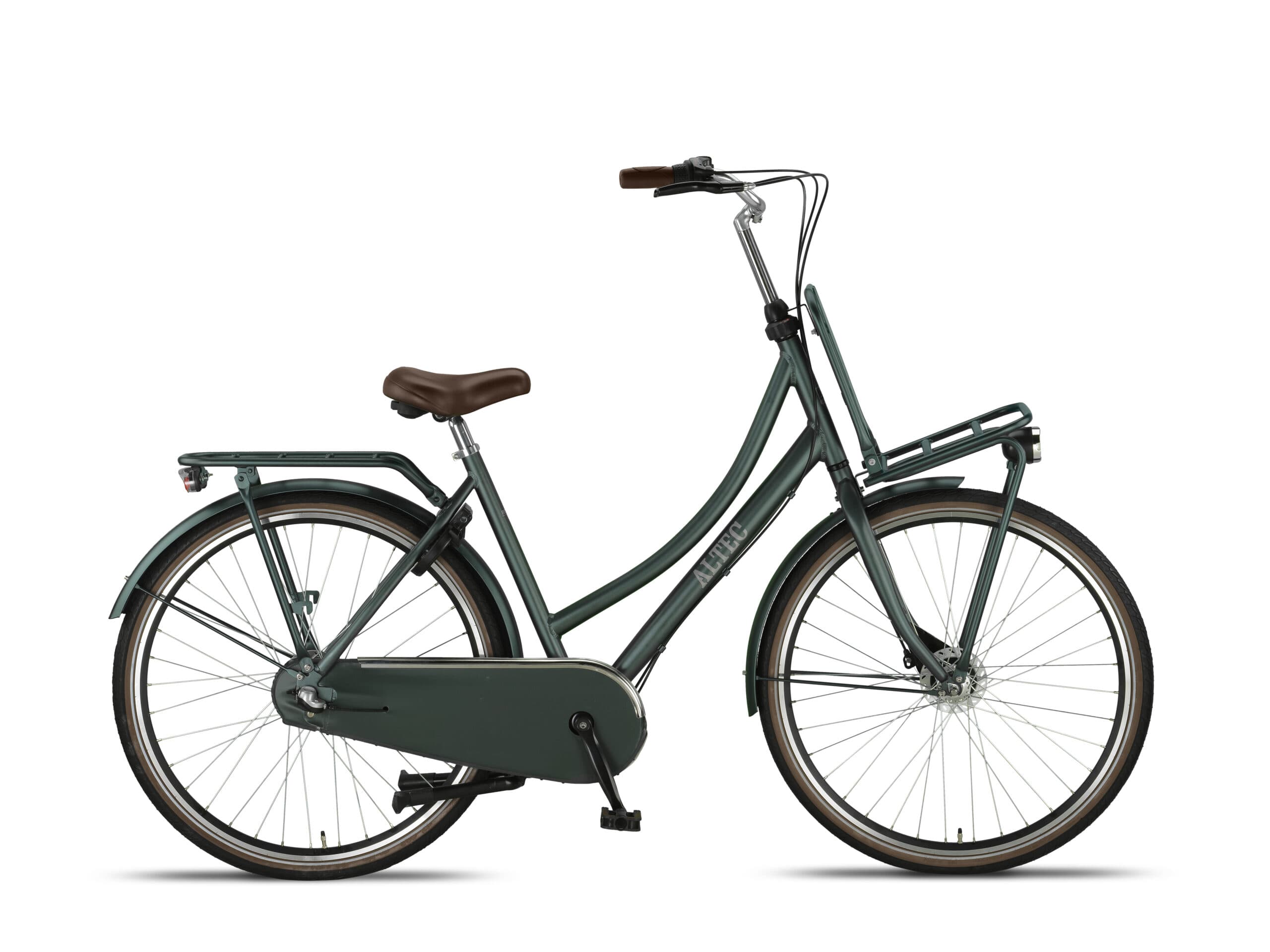 Altec Retro transportfiets 28 inch mat zwart, 53 cm frame