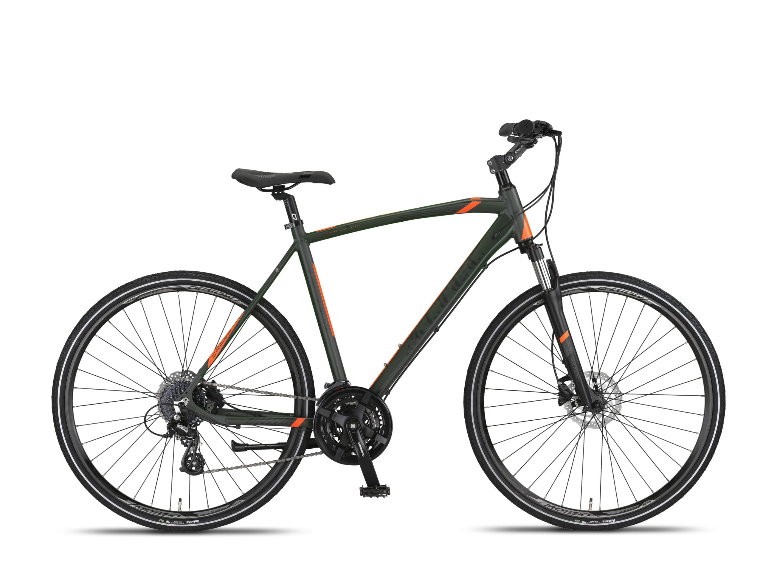 Altec Legarda Trekking transportfiets 56 cm in khaki-oranje