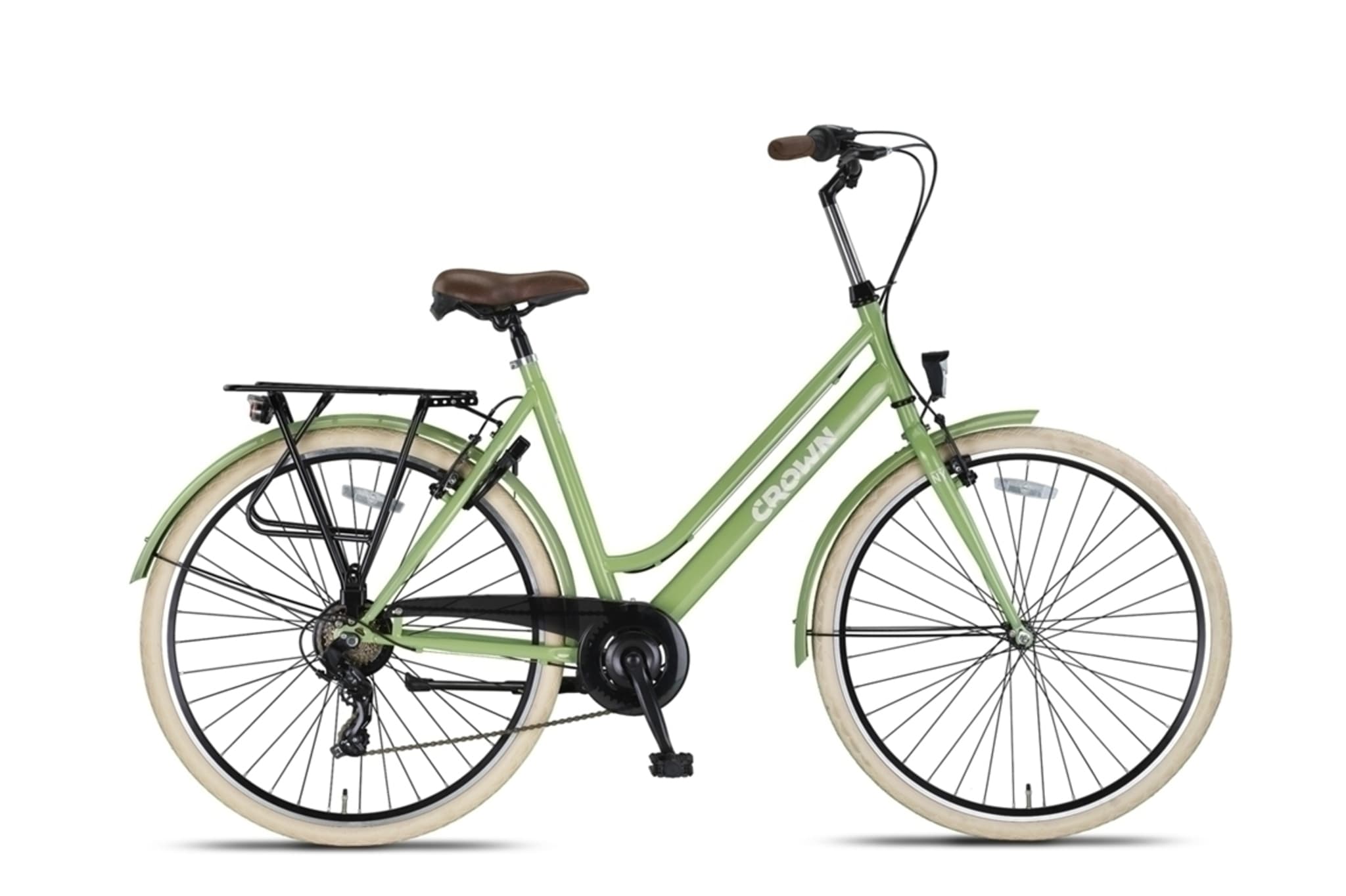 Altec New York damesfiets 28 inch salie groen