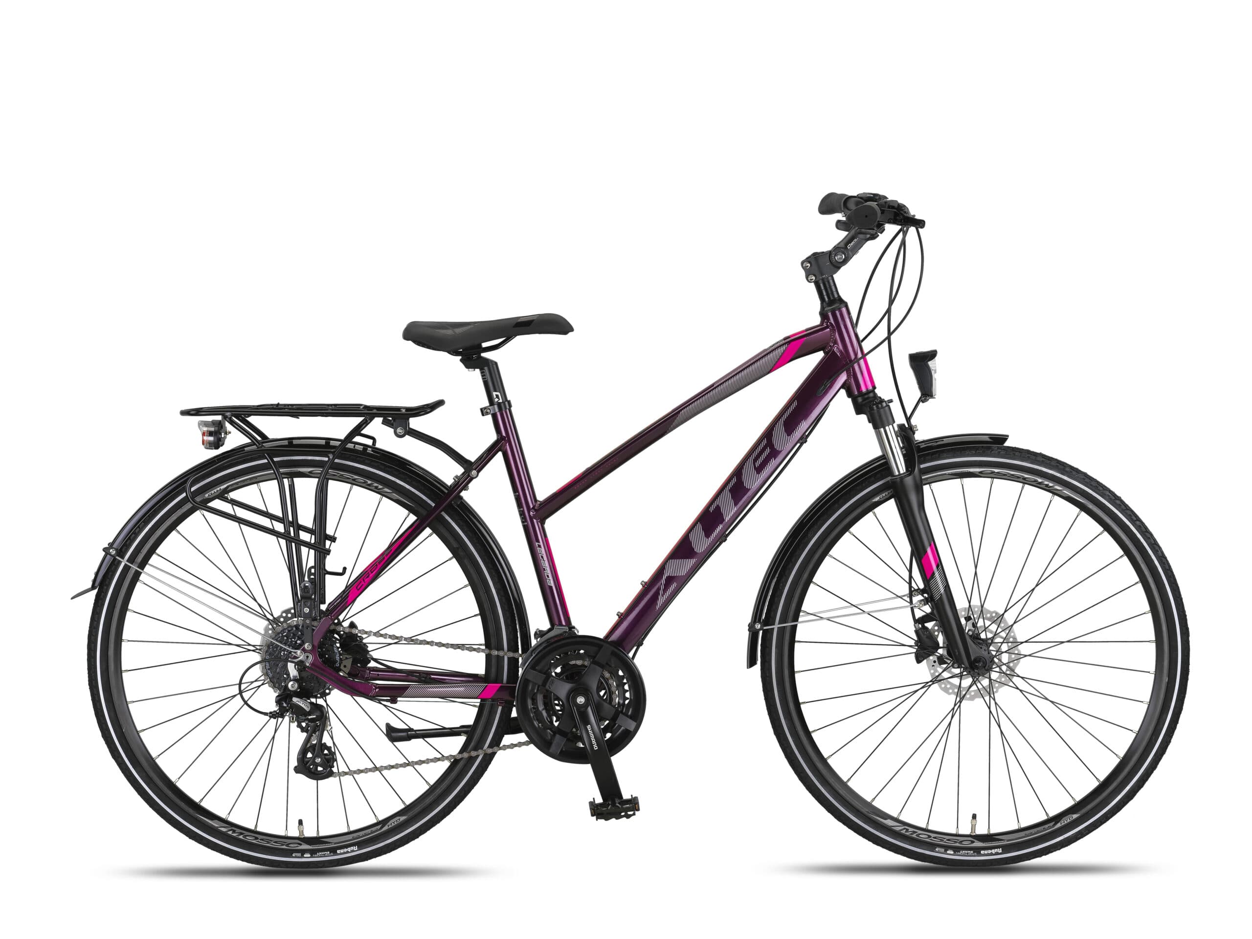 Altec Legarda damesfiets 49 cm in paars-roze met 28 inch wielen