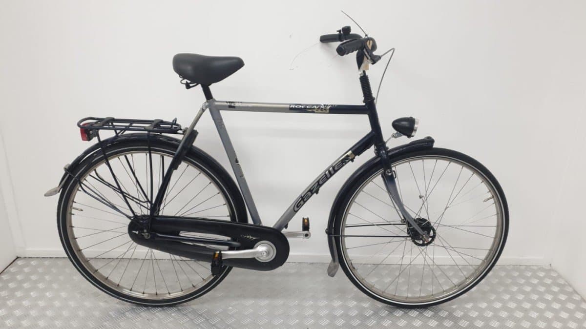 Gazelle Rocca zwarte stadsfiets 61cm, 28 inch wielen