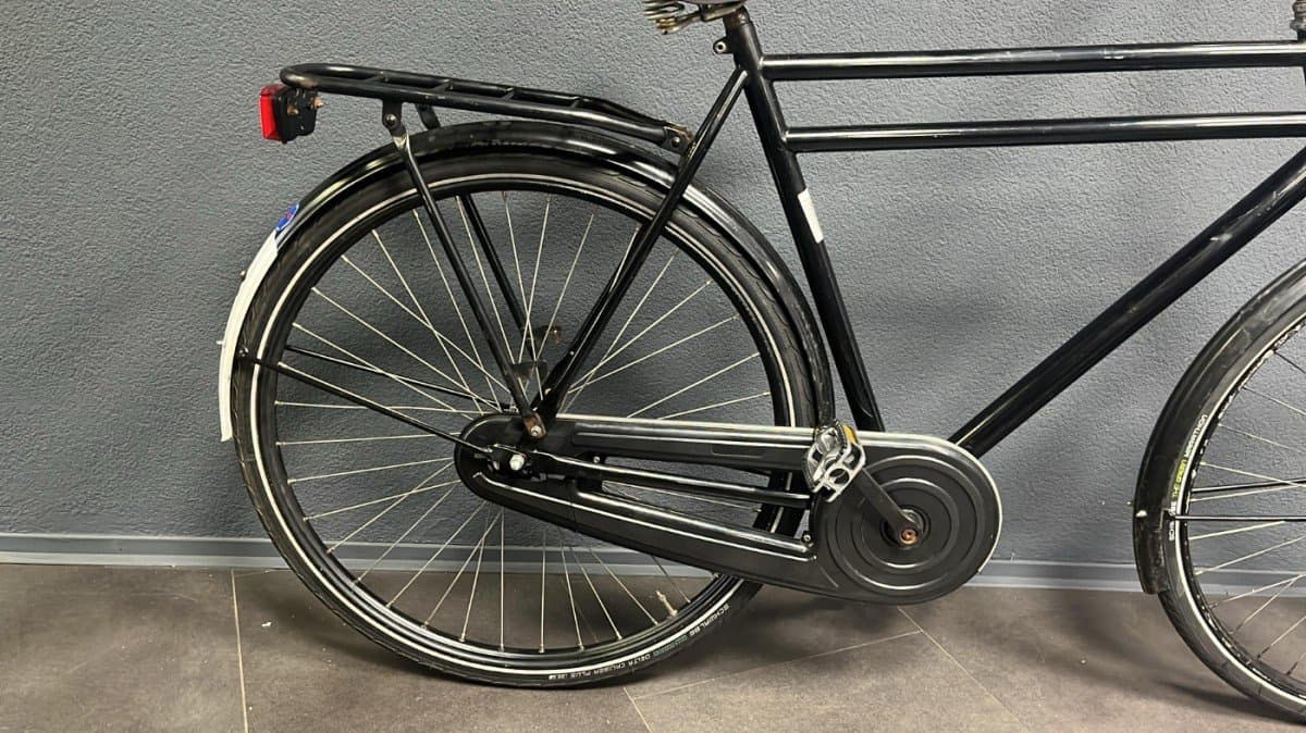 Merkloos Herenfiets 61 cm tweedehands stadsfiets (foto 2)