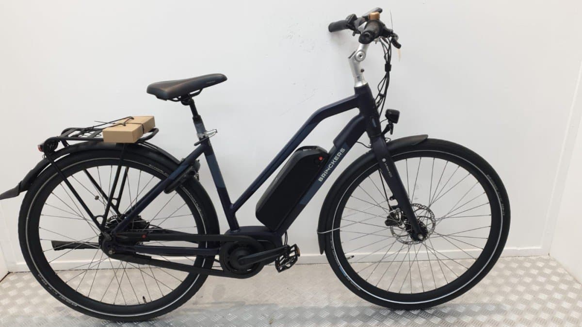 Brinckers Le Mans M 300 tweedehands stadsfiets in zwartgrijs