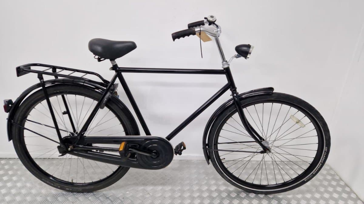 Budgetbike Opafiets stadsfiets 57 cm zwartmat, tweedehands