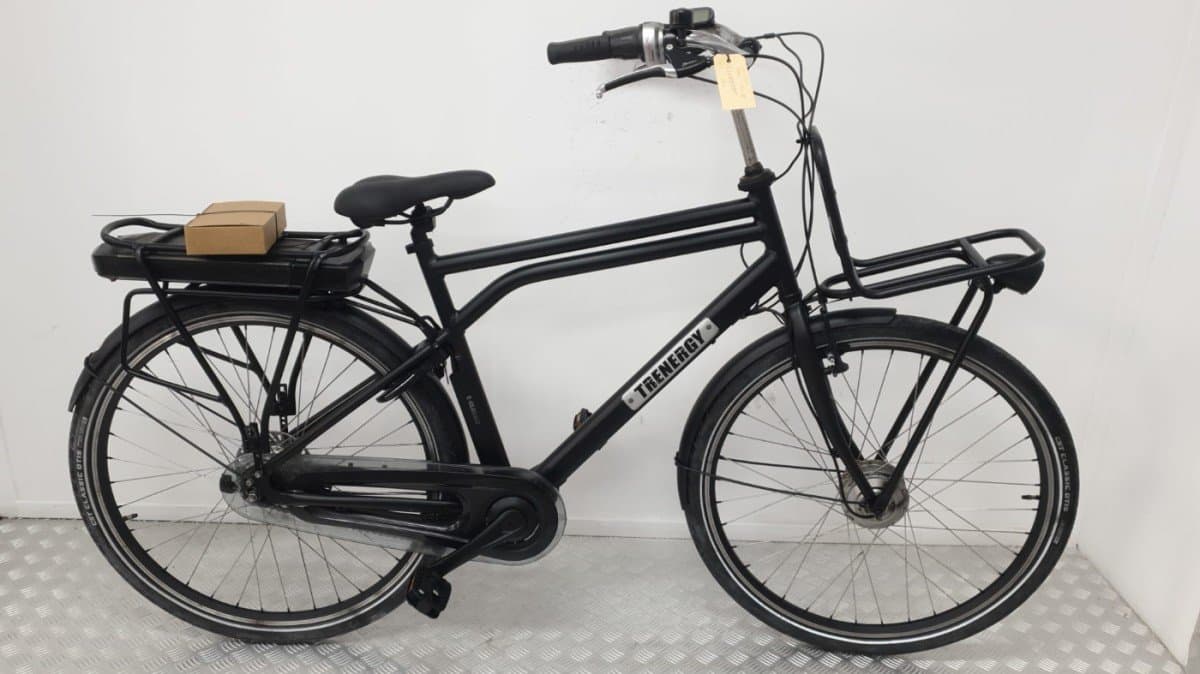 Zwarte Trenergy E-classic elektrische stadsfiets 53 cm