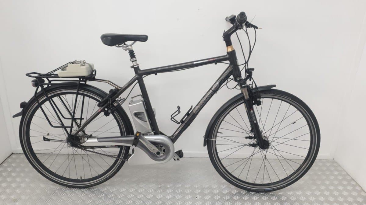 Kalkhoff Pro Connect stadsfiets tweedehands donkergrijs