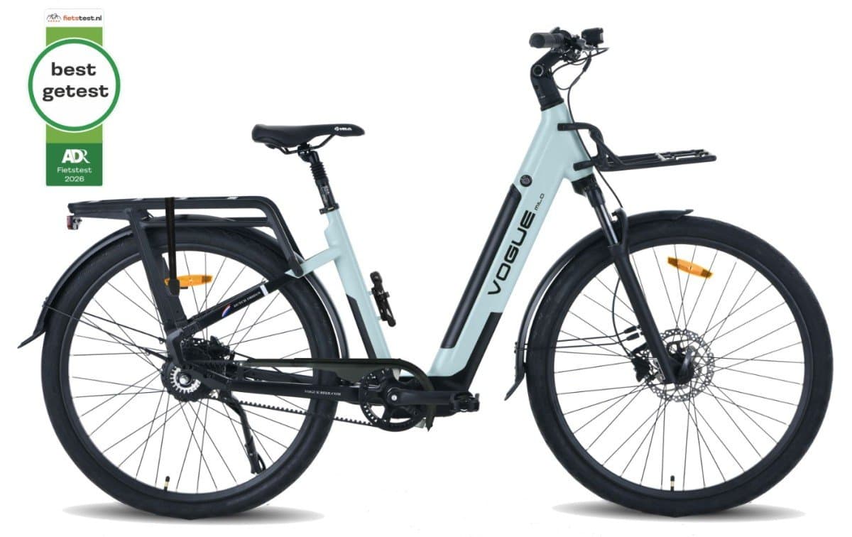 Vogue Milo blauwe stadsfiets e-bike 28 inch wielen