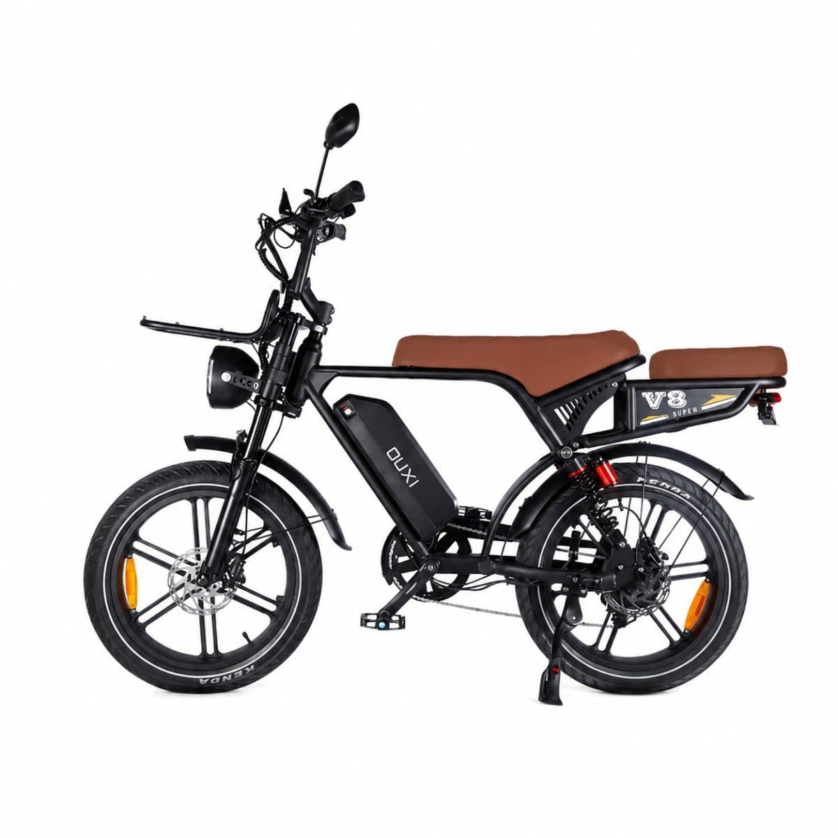 Ouxi V8 Ultra elektrische fatbike 20 inch zwart