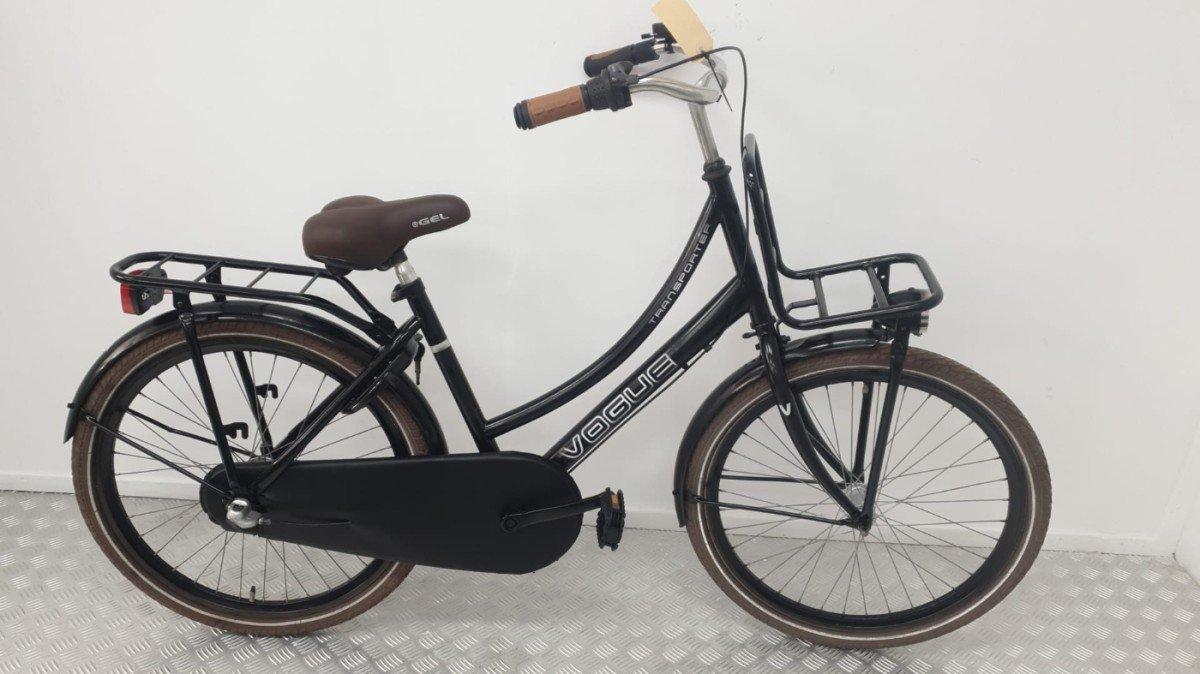 Vogue Transporter kinderfiets 24 inch zwart, tweedehands