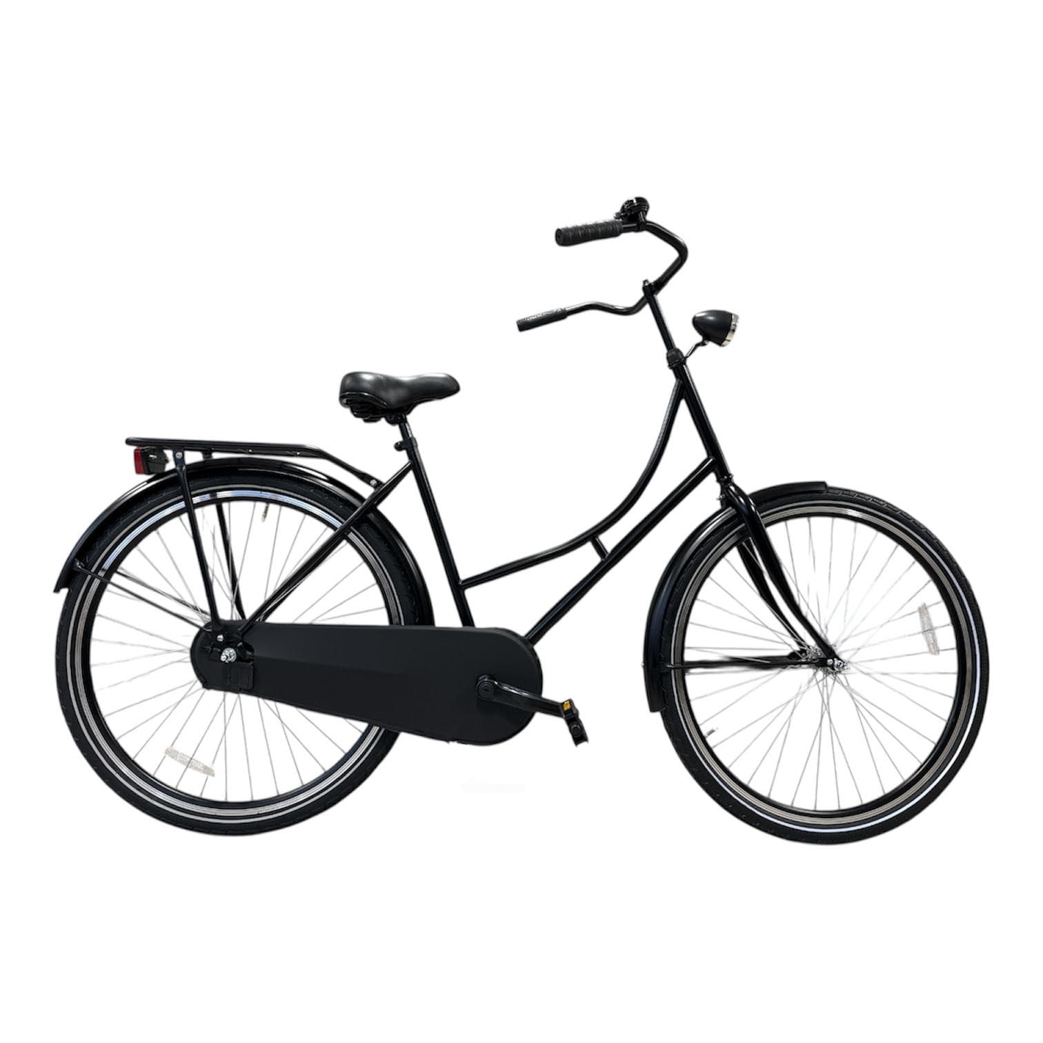Avalon Omafiets 28 inch stadsfiets, klassiek zwart frame