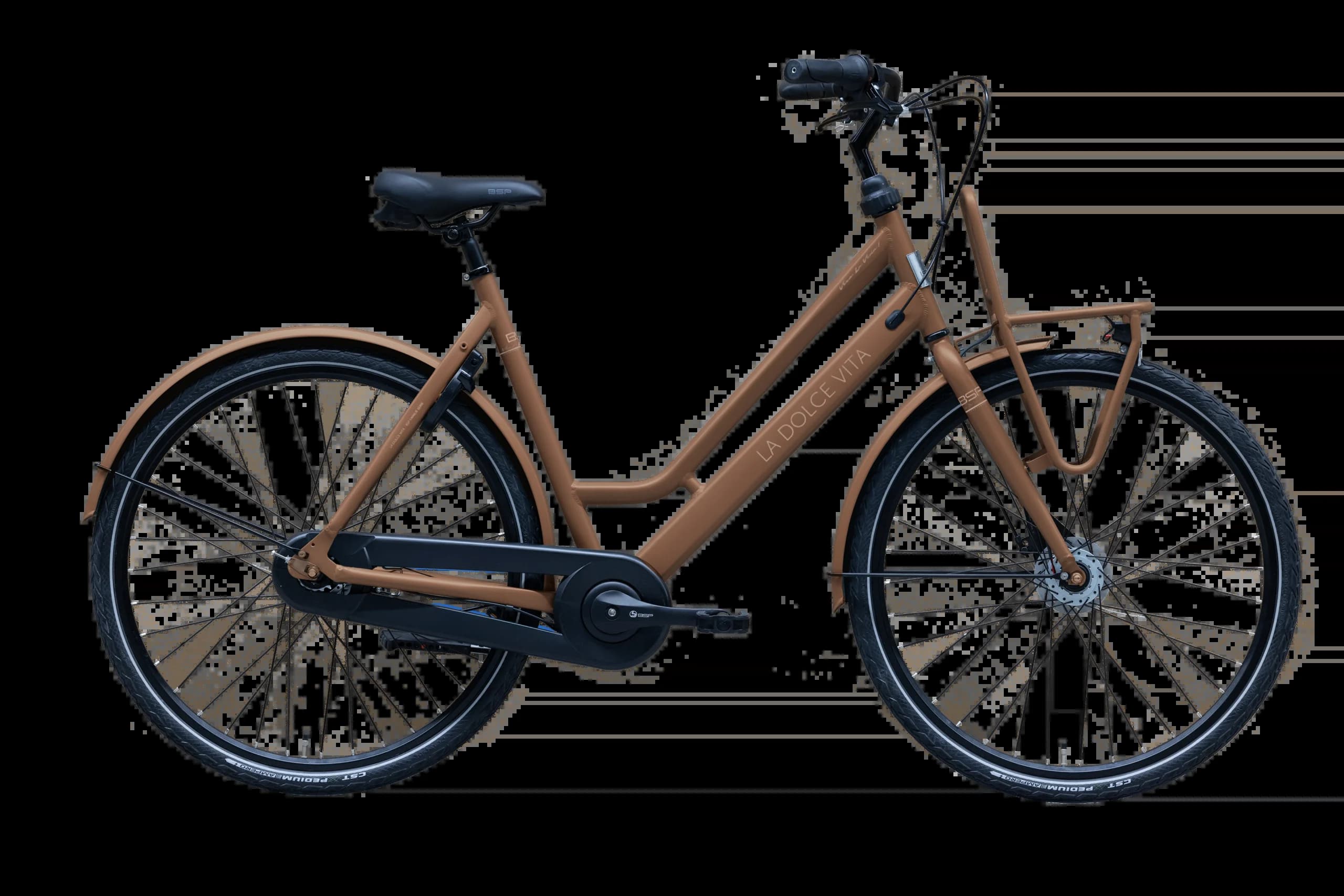 BSP LDV Special D57 stadsfiets rood, 57 cm framemaat