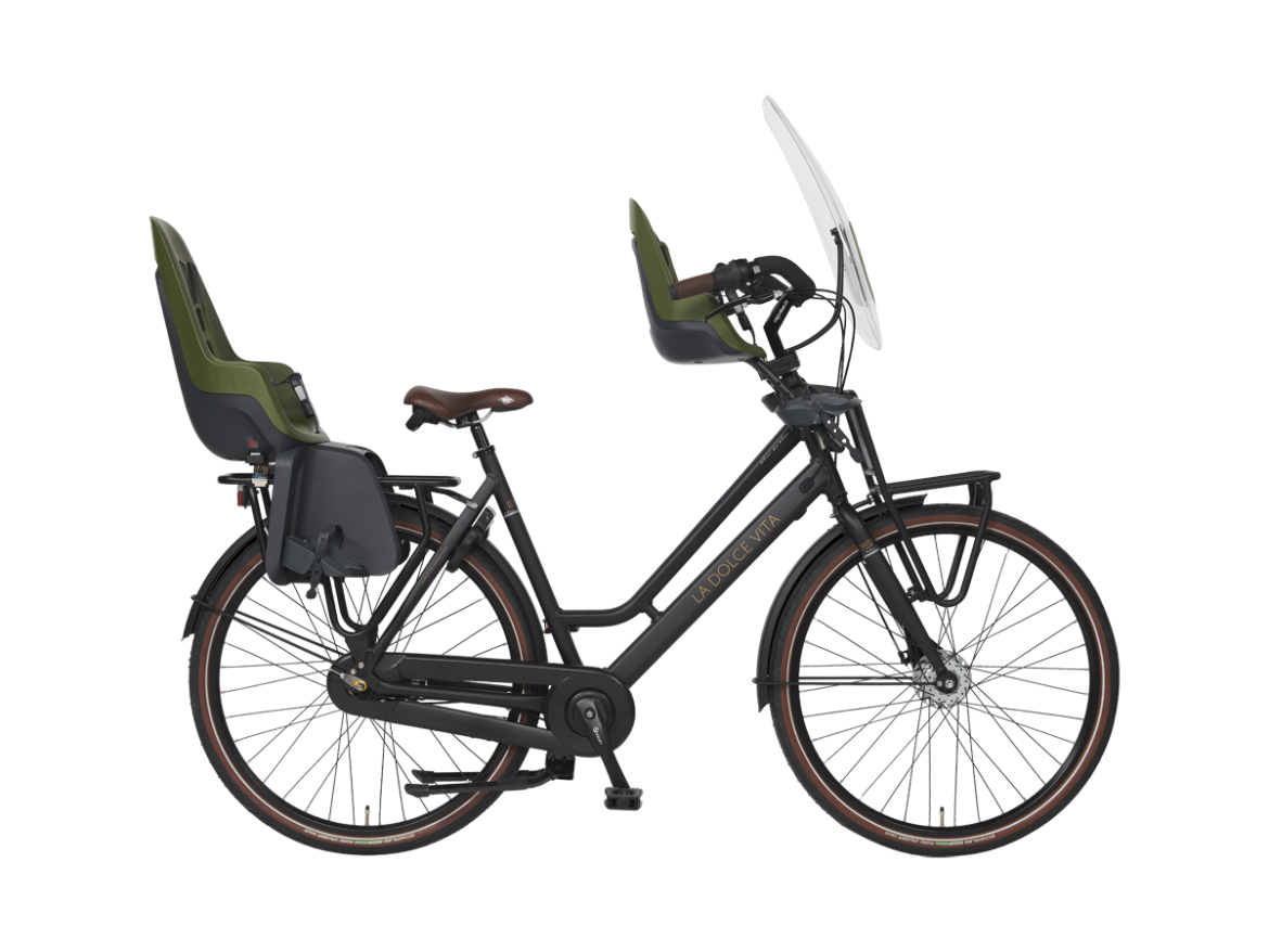 BSP La Dolce Vita stadsfiets 57 cm zwart met Shimano Rollerbrakes
