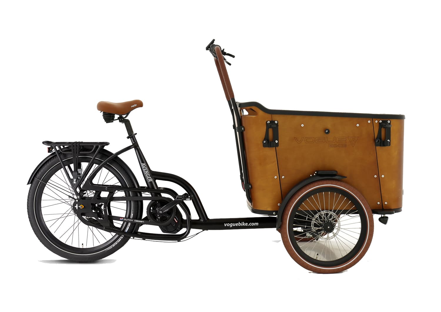 Vogue Avenger elektrische bakfiets met ANANDA middenmotor