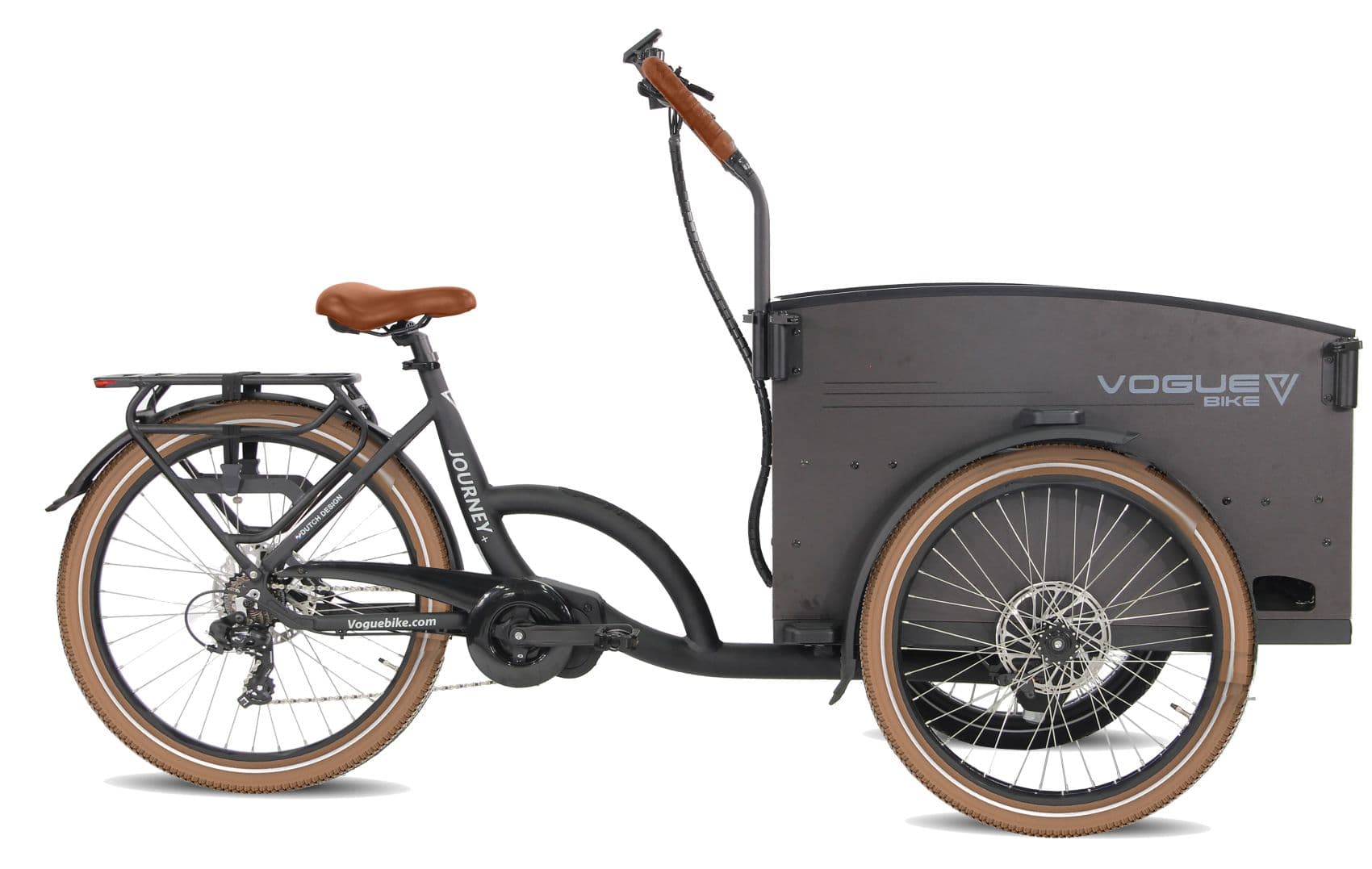 Vogue Journey Plus e-bakfiets met ANANDA middenmotor
