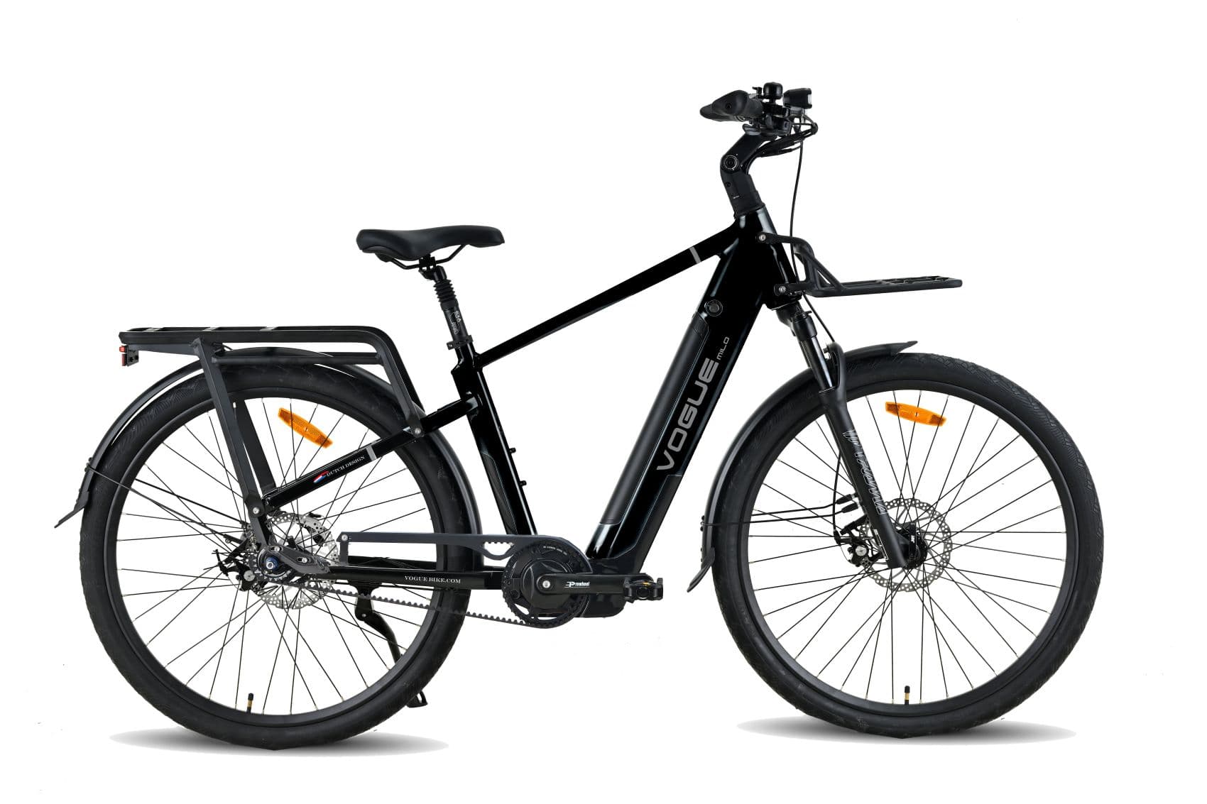 Vogue Milo Man e-bike zwart 51 cm met Bafang motor
