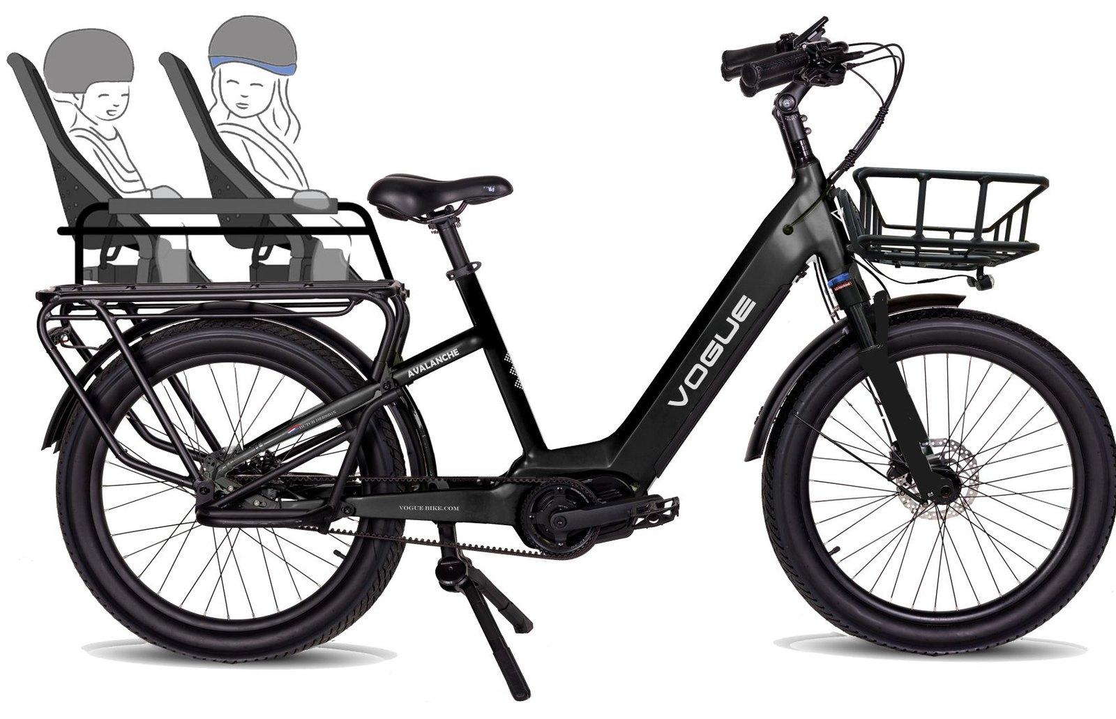 Vogue Avalanche e-bike mat zwart