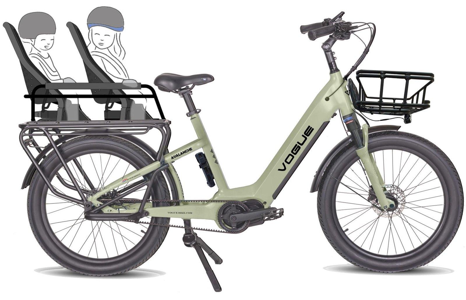 Vogue Avalanche e-bike mat cement grijs
