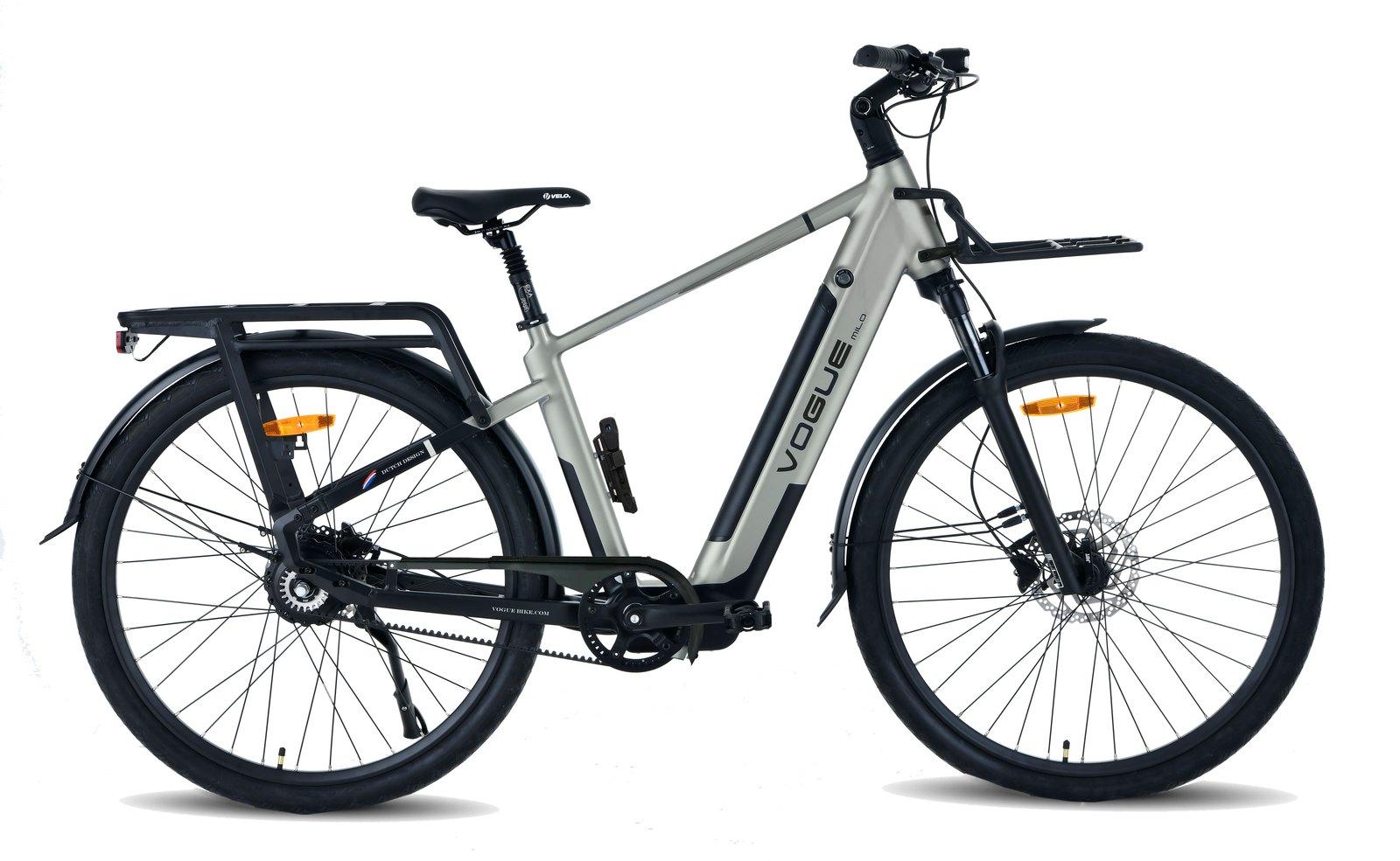 Vogue Milo Man e-bike mat titanium grijs