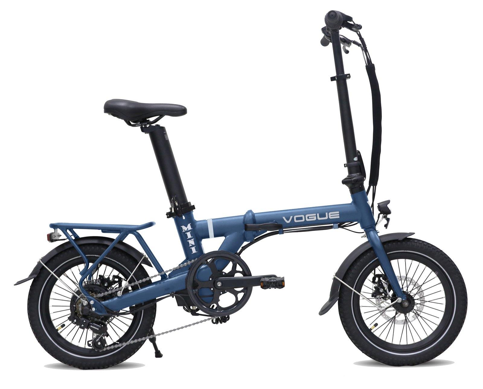 Vogue Mini vouwbare elektrische fiets donkerblauw