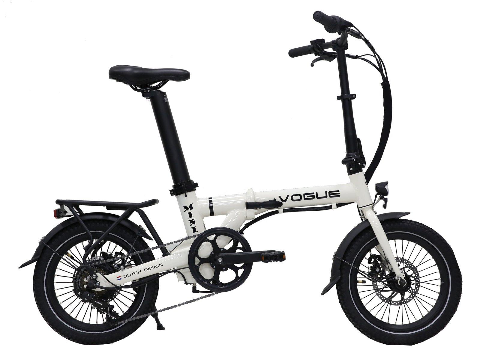 Vogue Mini vouwbare elektrische fiets fashion grijs