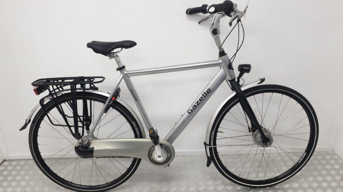 Gazelle Orange Pure grijze stadsfiets 57 cm, tweedehands