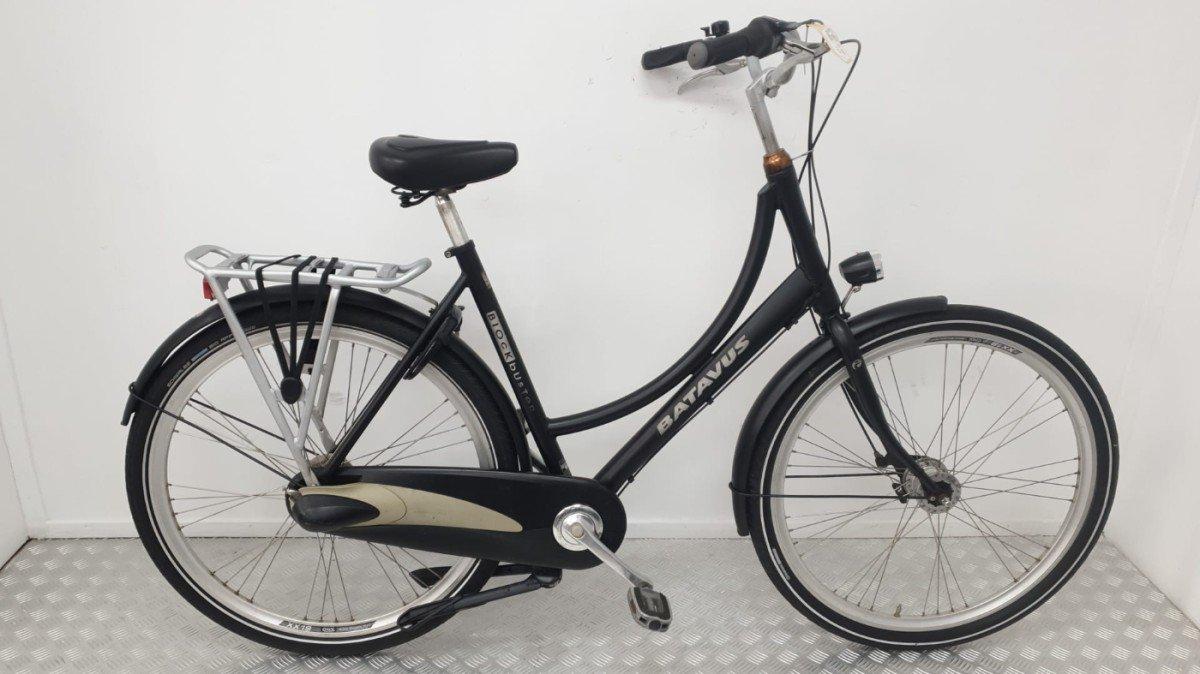 Batavus Buster zwarte stadsfiets 57 cm, vooraanzicht