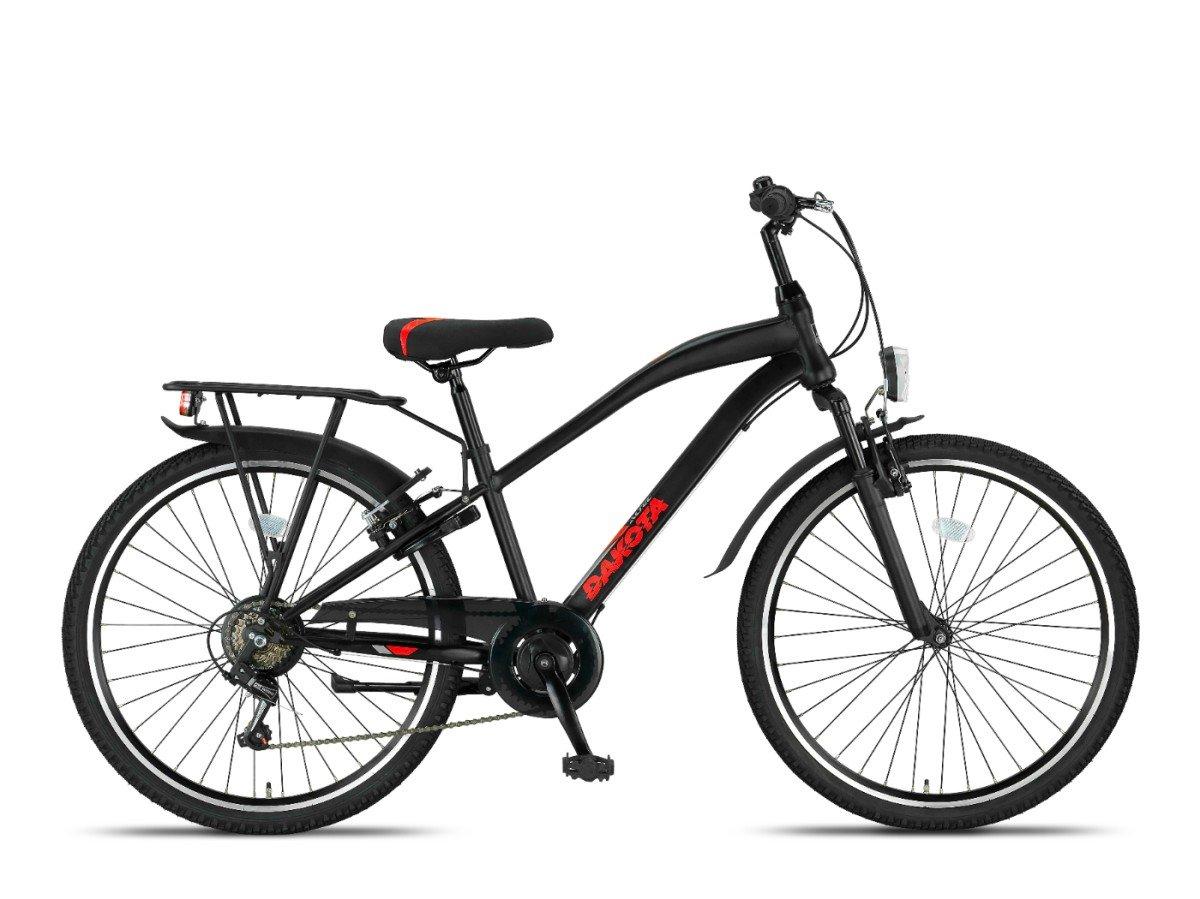 Altec Dakota kinderfiets 26 inch zwart-rood
