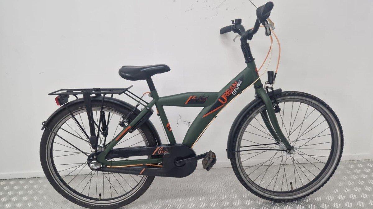 BFK Urban Grunge kinderfiets 24 inch in groen, tweedehands