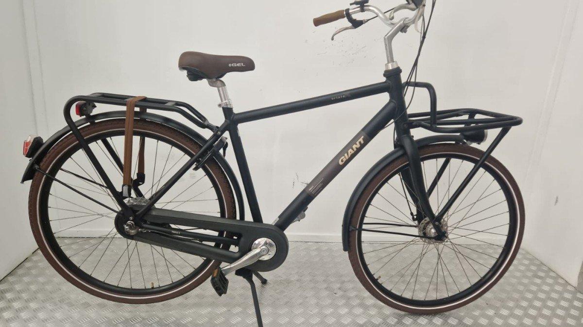 Giant Triple X zwarte transportfiets 57 cm, 28 inch wielen