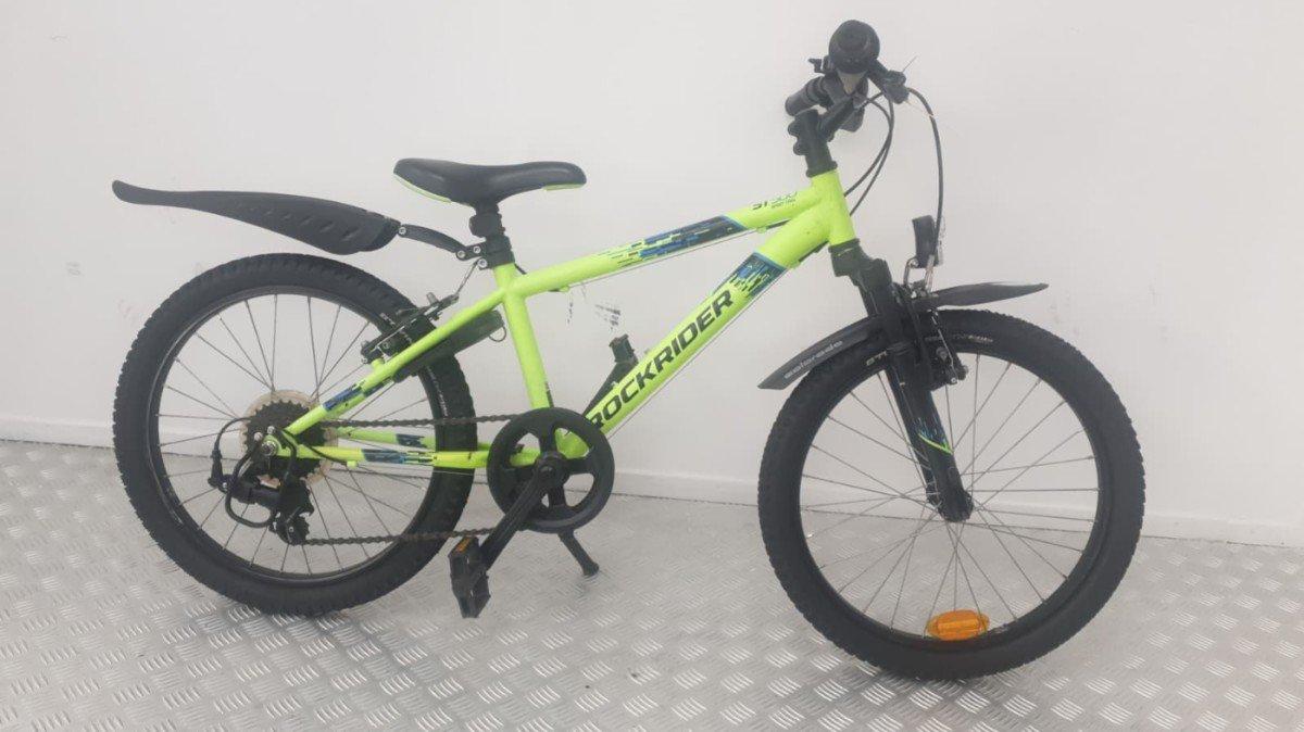 Rockrider St500 kinderfiets 20 inch in groen, tweedehands