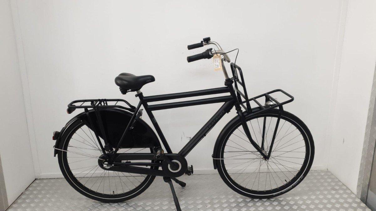 Batavus Packd transportfiets 57 cm zwart, zijaanzicht