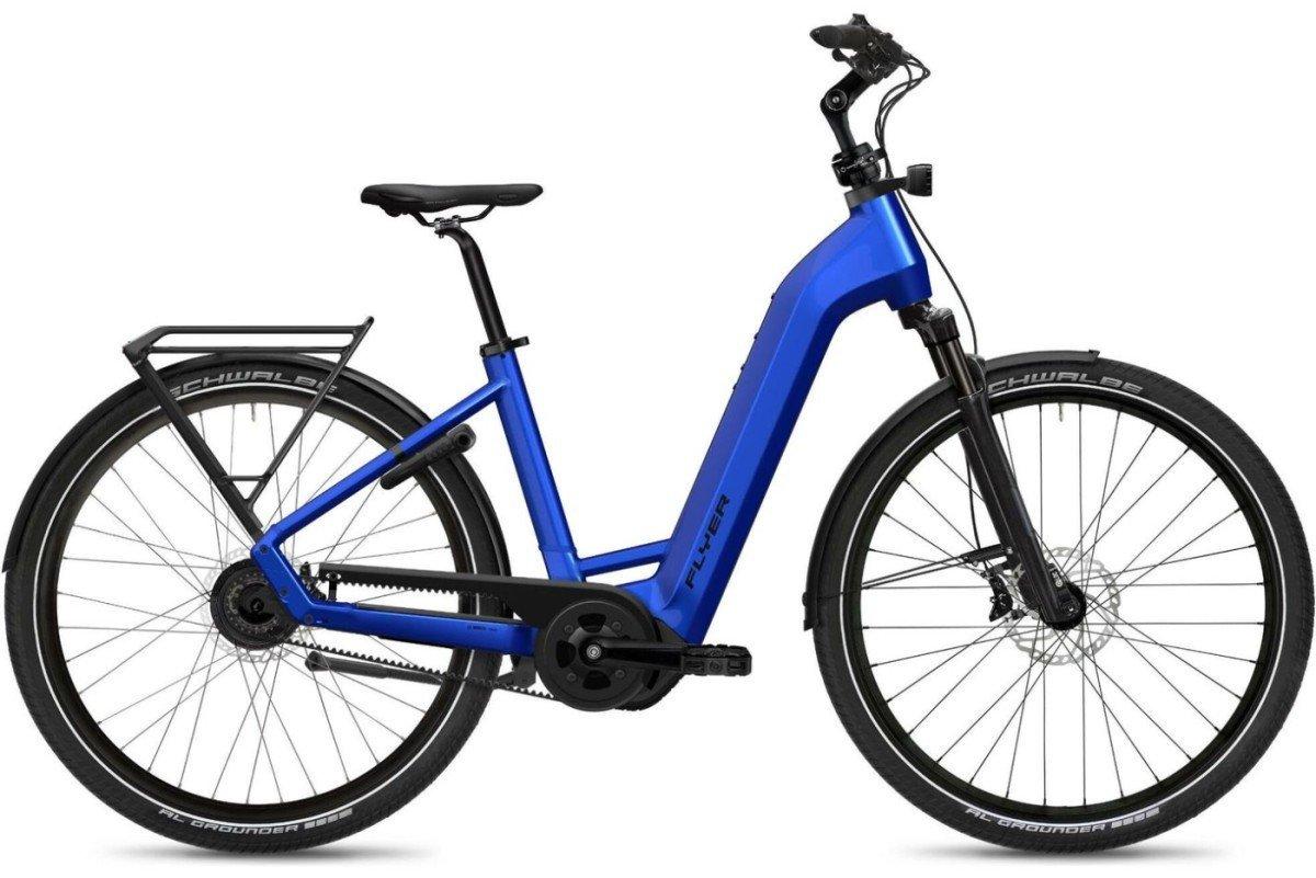 Flyer Gotour elektrische stadsfiets 50 cm in blauw, Bosch motor