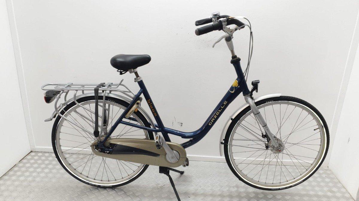 Gazelle Bloom 57cm familiefiets tweedehands blauw