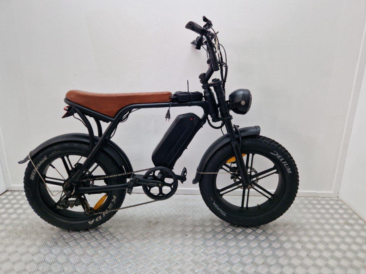 V8 Fatbike 20 inch zwartbruin, tweedehands fatbike met dikke banden