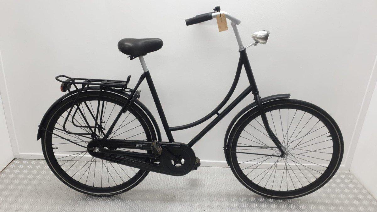 Budgetbike Omafiets 57 cm zwart, tweedehands stadsfiets