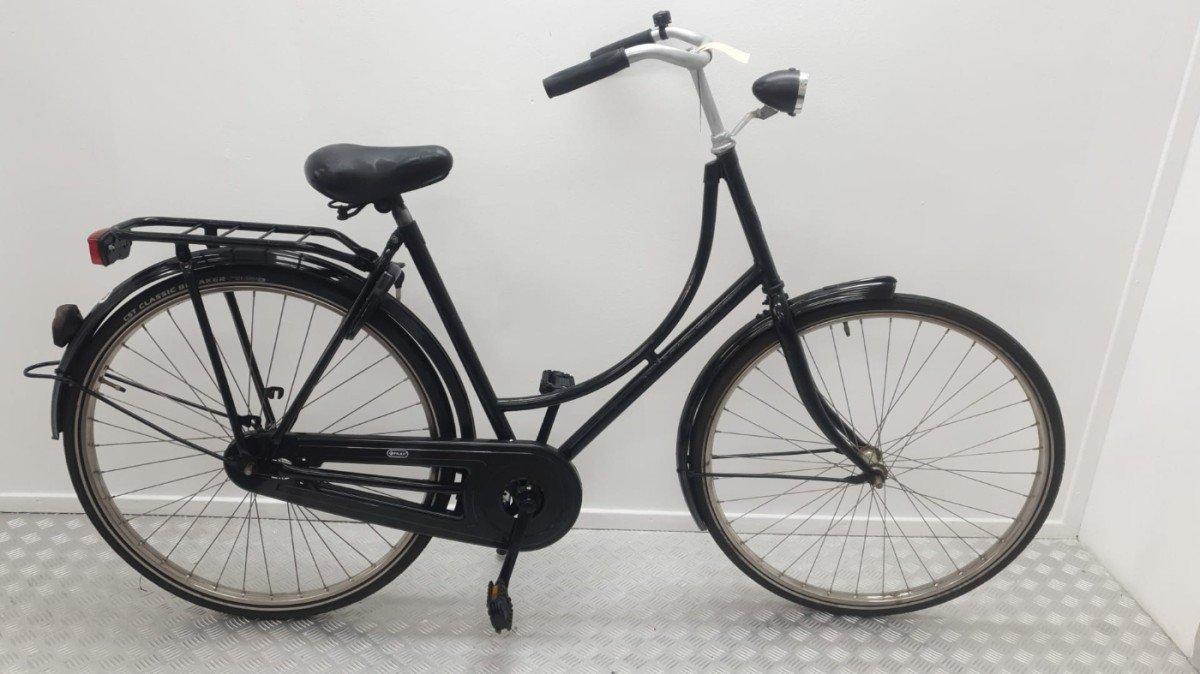 Budgetbike Omafiets 57cm zwart stadsfietsen