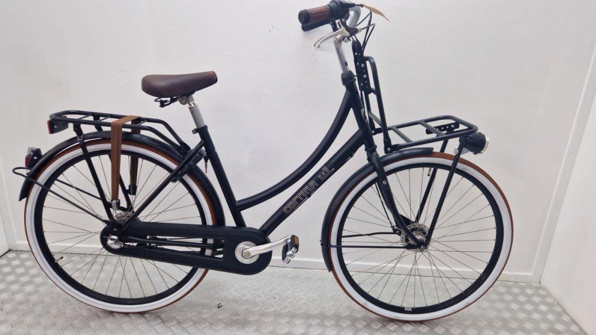 Cortina U4 transportfiets zwart 50 cm, tweedehands