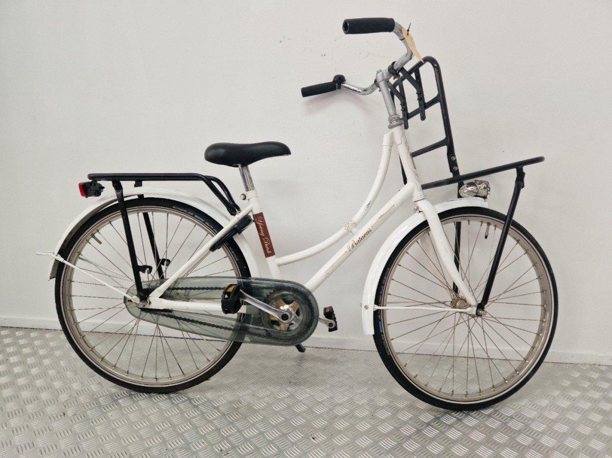 Batavus Young Dutch 24 inch kinderfiets in wit, tweedehands