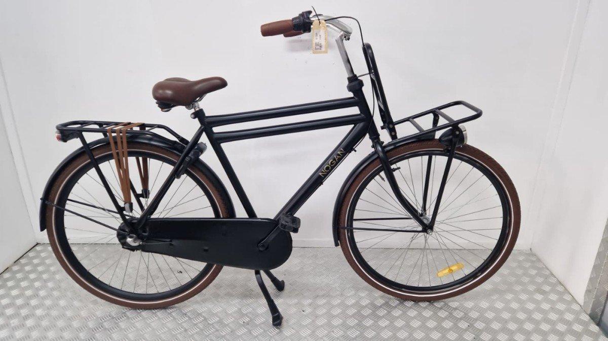 Nogan transportfiets 57 cm in zwart, tweedehands
