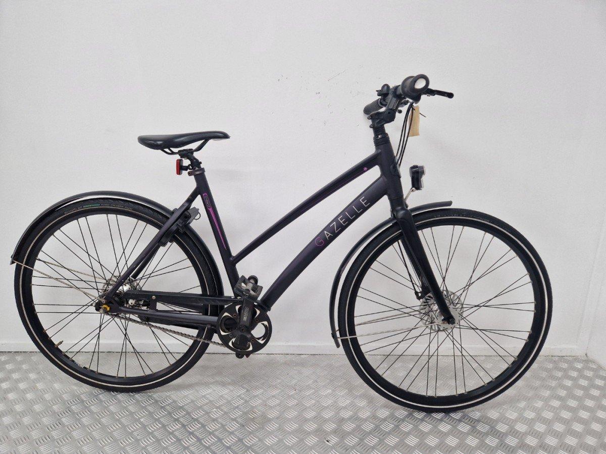 Gazelle Cityzen C7 54cm zwart, tweedehands hybride fiets