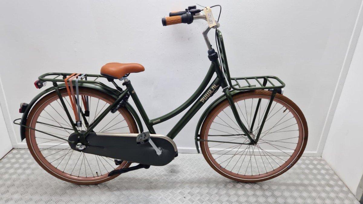 Gazelle PuurNL transportfiets 50 cm groen tweedehands