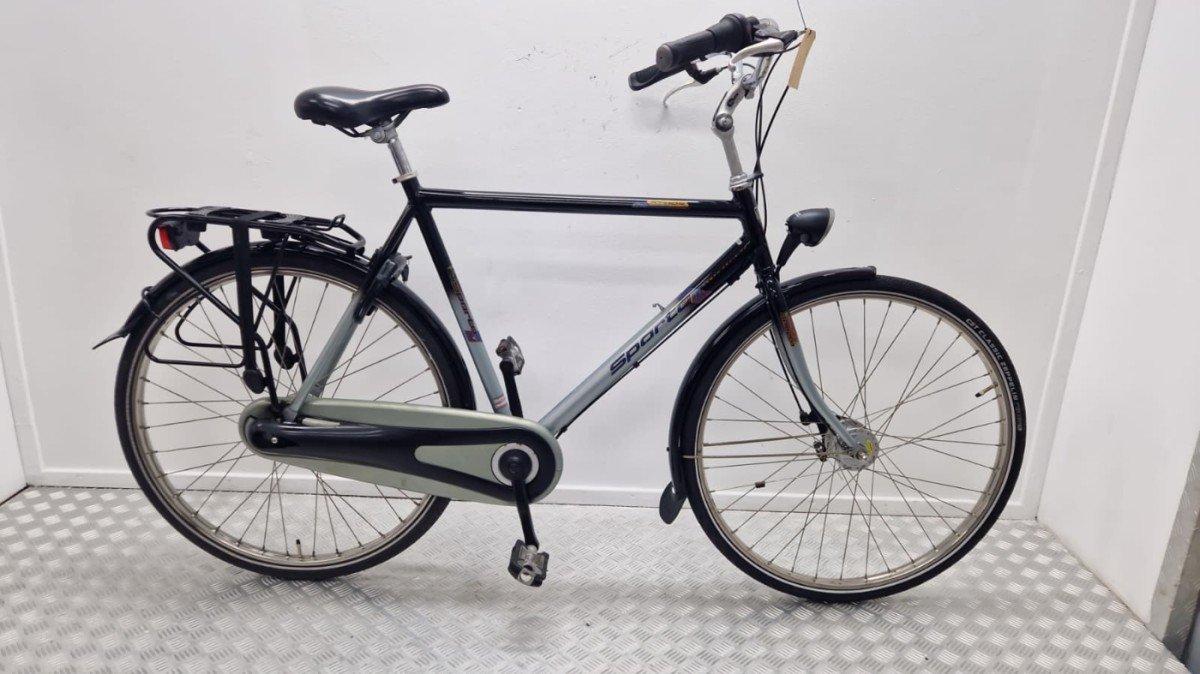 Sparta Athos stadsfiets 60 cm, zwartgrijs, rechts aanzicht