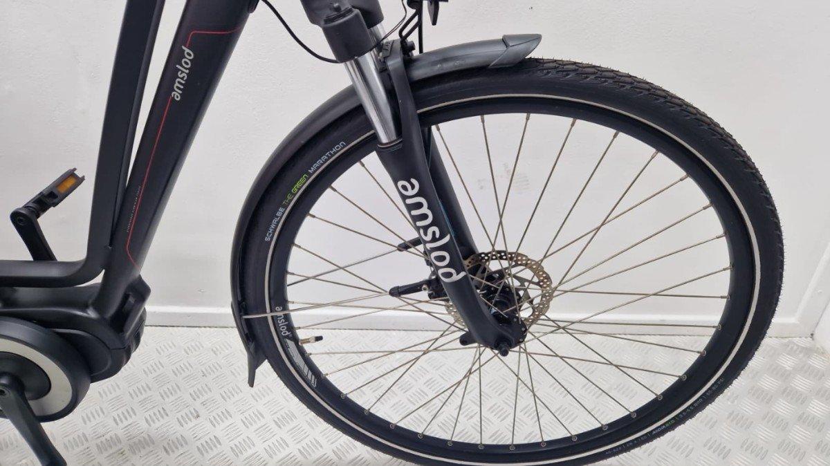 Tweedehands Amslod Venton lx e-Stadsfiets bafang middenmotor 560wh 58 cm foto 2