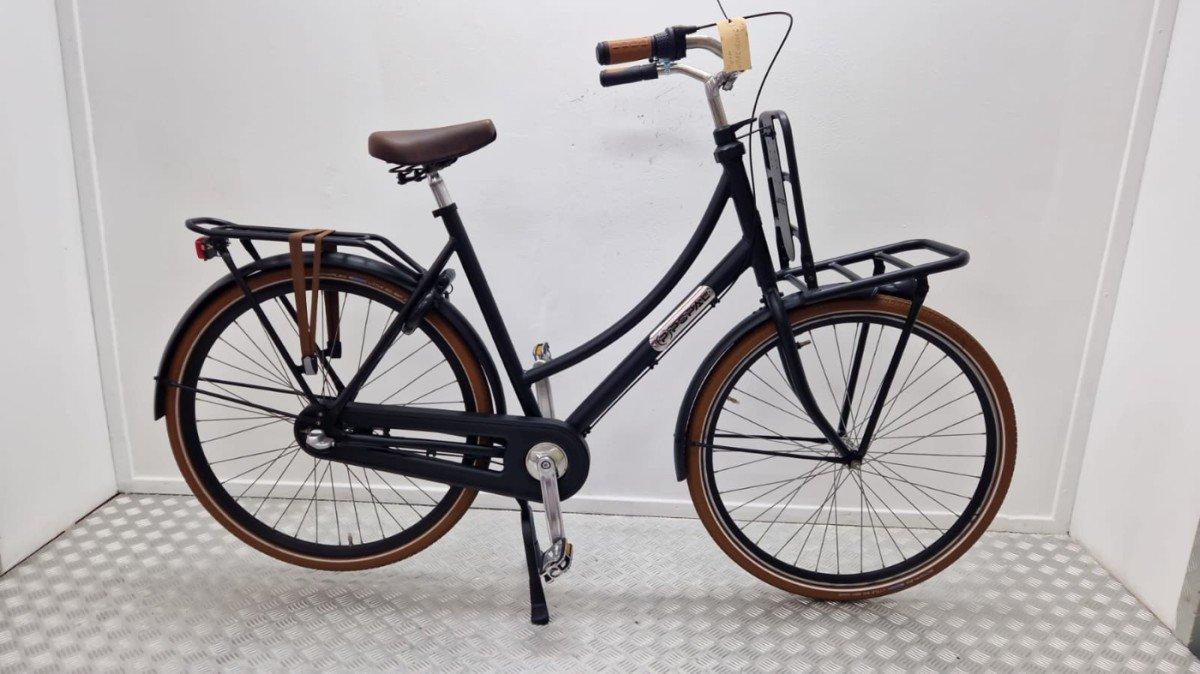 Popal Transportfiets 57 cm zwart, tweedehands, bovenaanzicht
