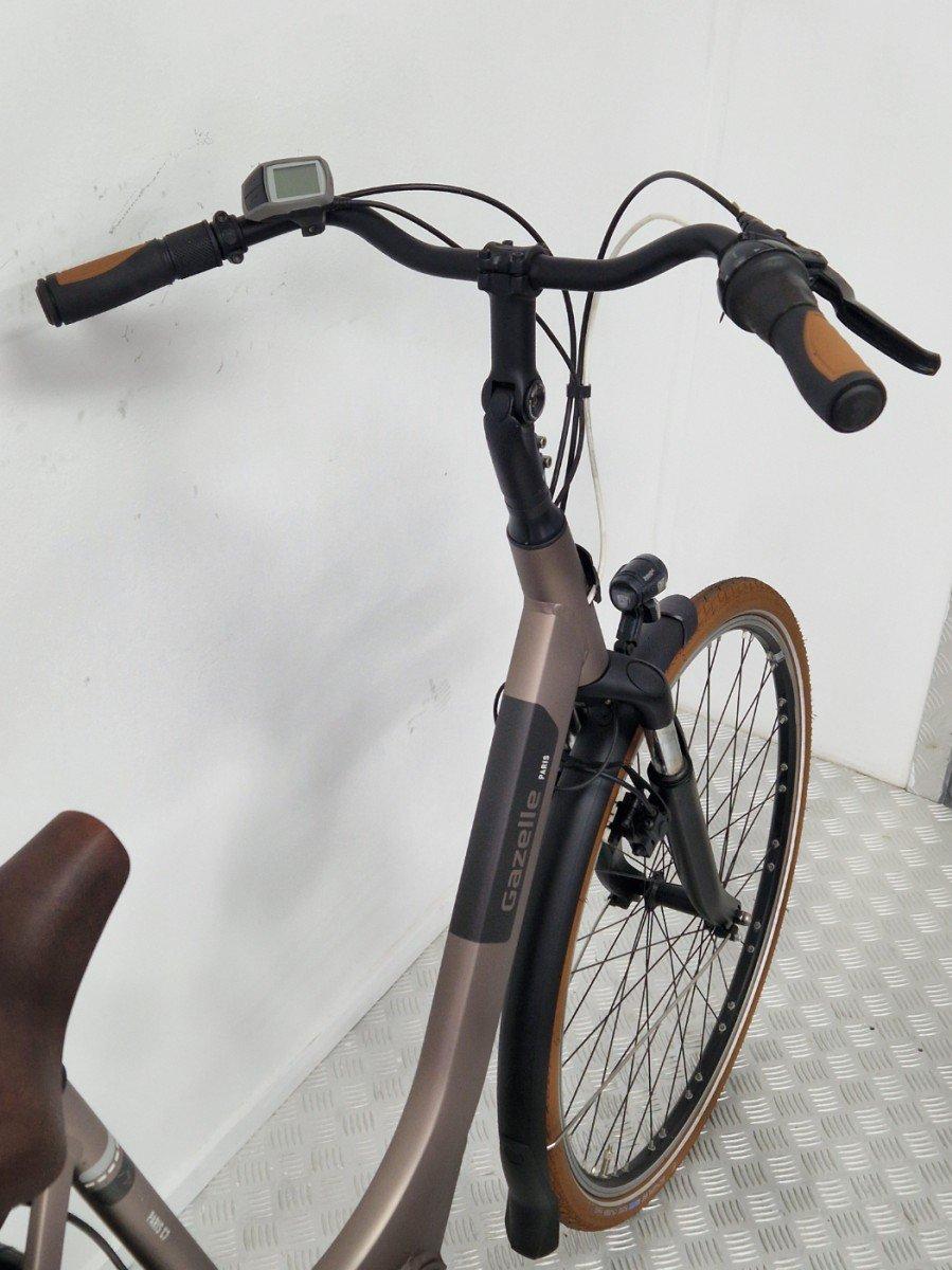 Tweedehands Gazelle Paris c7 stadsfiets middenmotor 500wh 55 cm foto 4