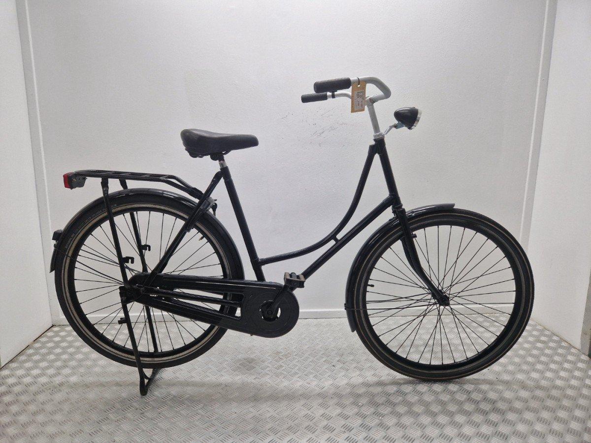 Tweedehands Omafiets 57 cm zwart, 28 inch wielen