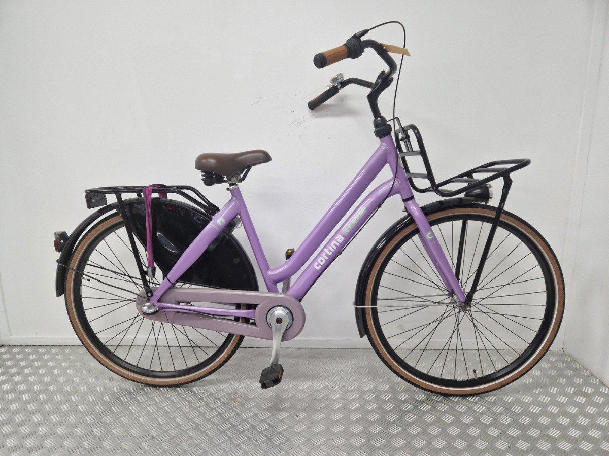 Cortina Crush 50cm paarse transportfiets tweedehands