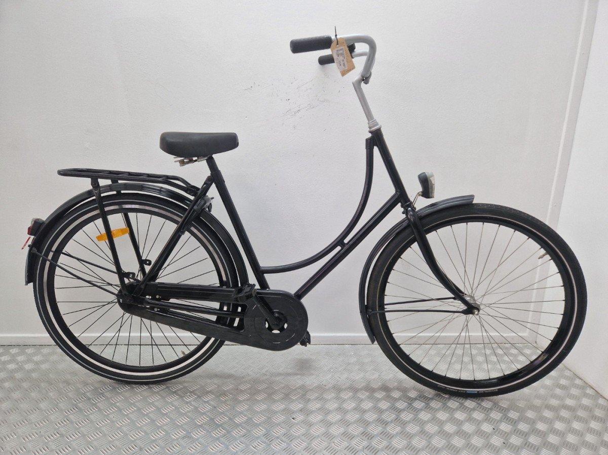 Merkloos Omafiets 57 cm zwart, klassieke stadsfiets