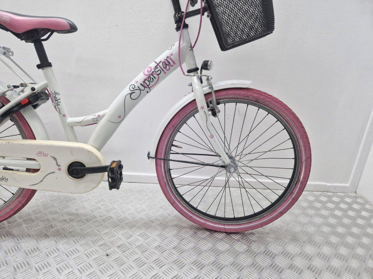 Tweedehands Loekie Superstar 22 kinderfiets 35 cm foto 3